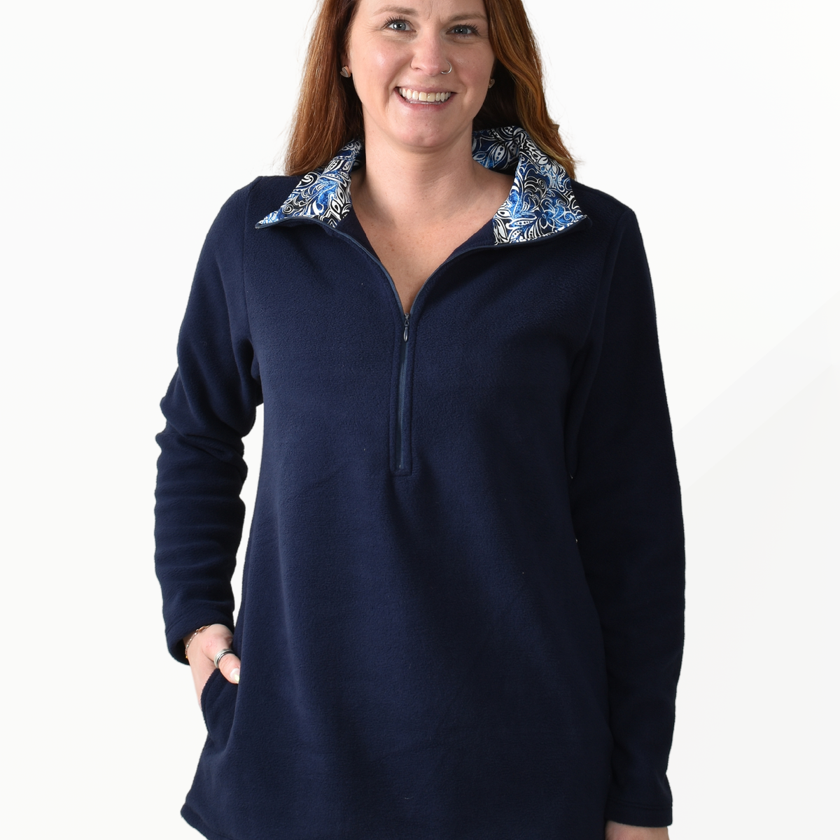 1/4 Zip Fleece Tunics – Spunkwear
