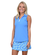 Court Skort in Lime Crab