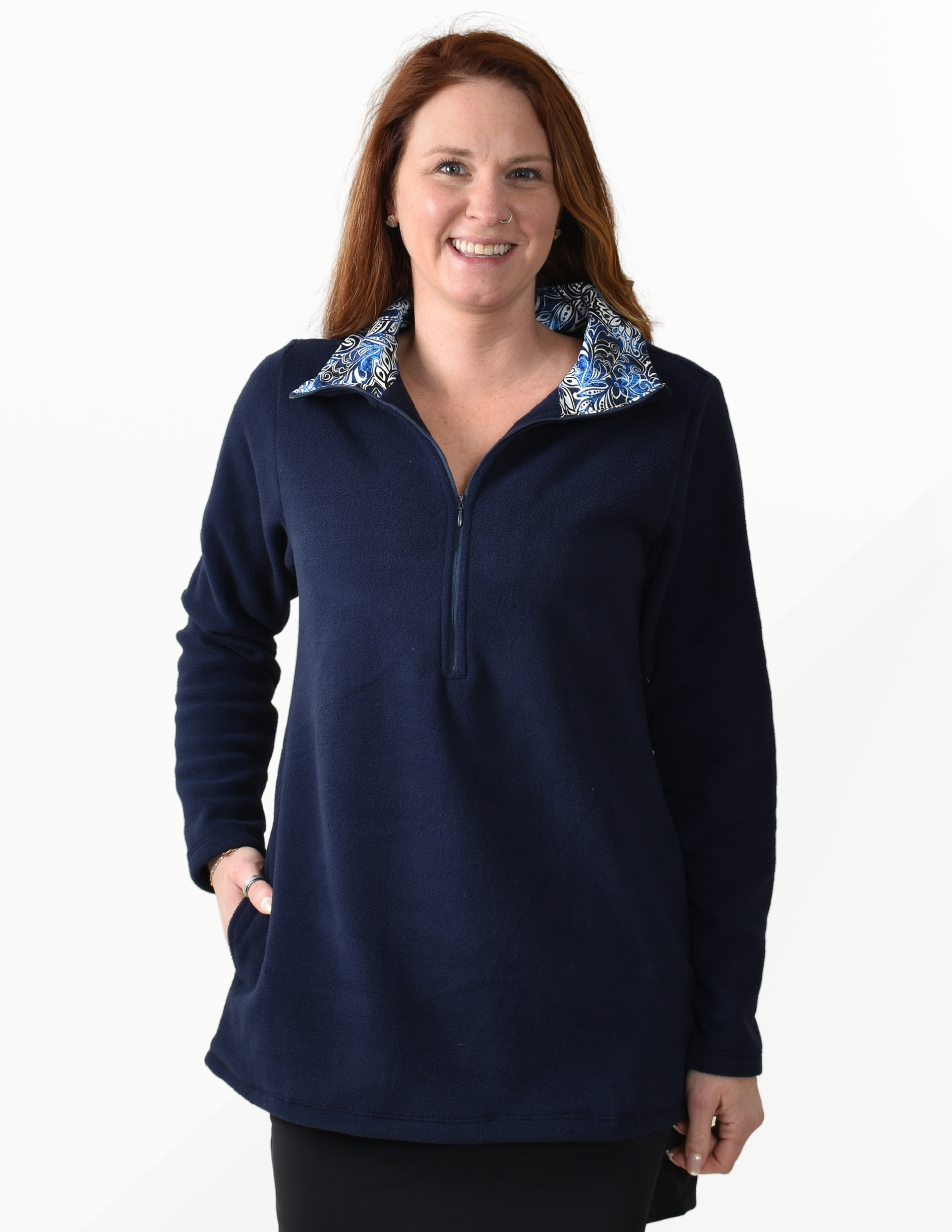 1/4 Zip Fleece Tunics – Spunkwear