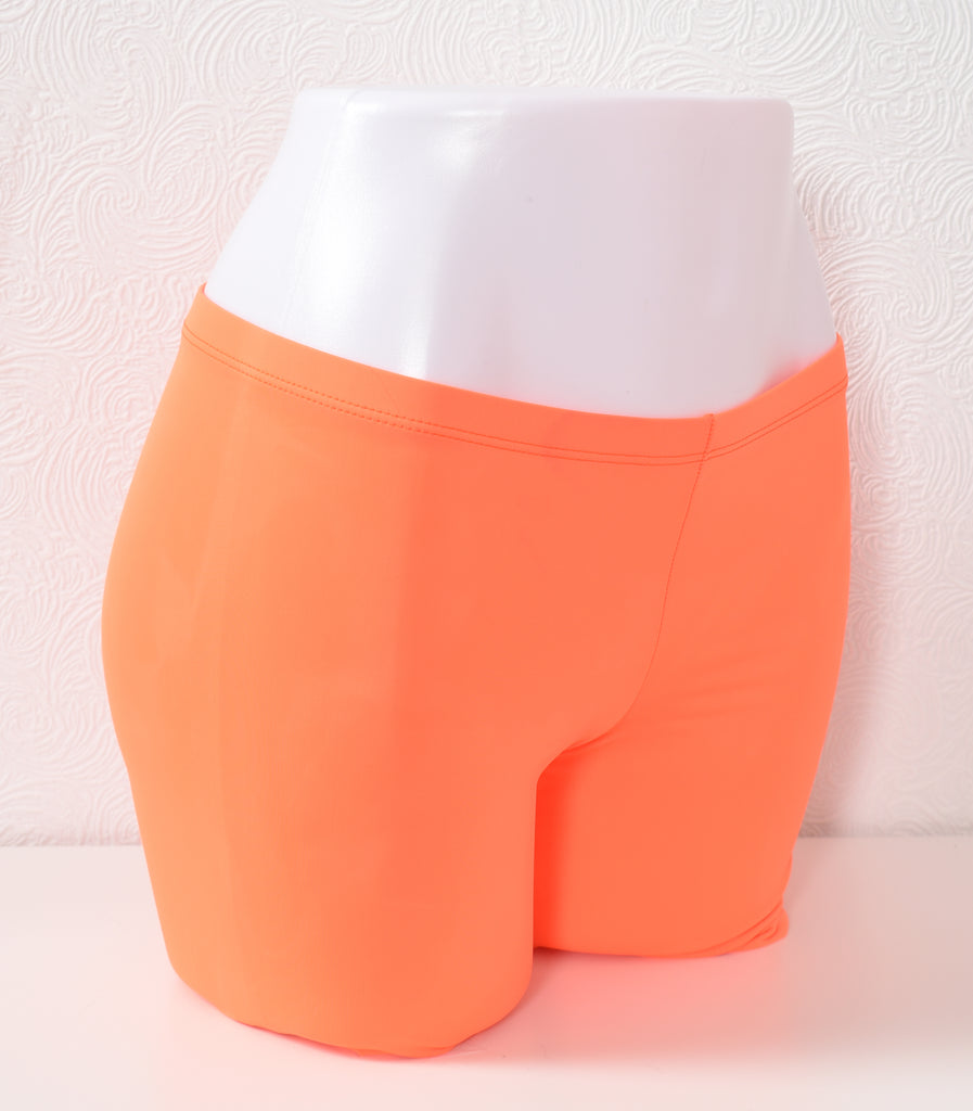 Compression Shorts- Neon Orange