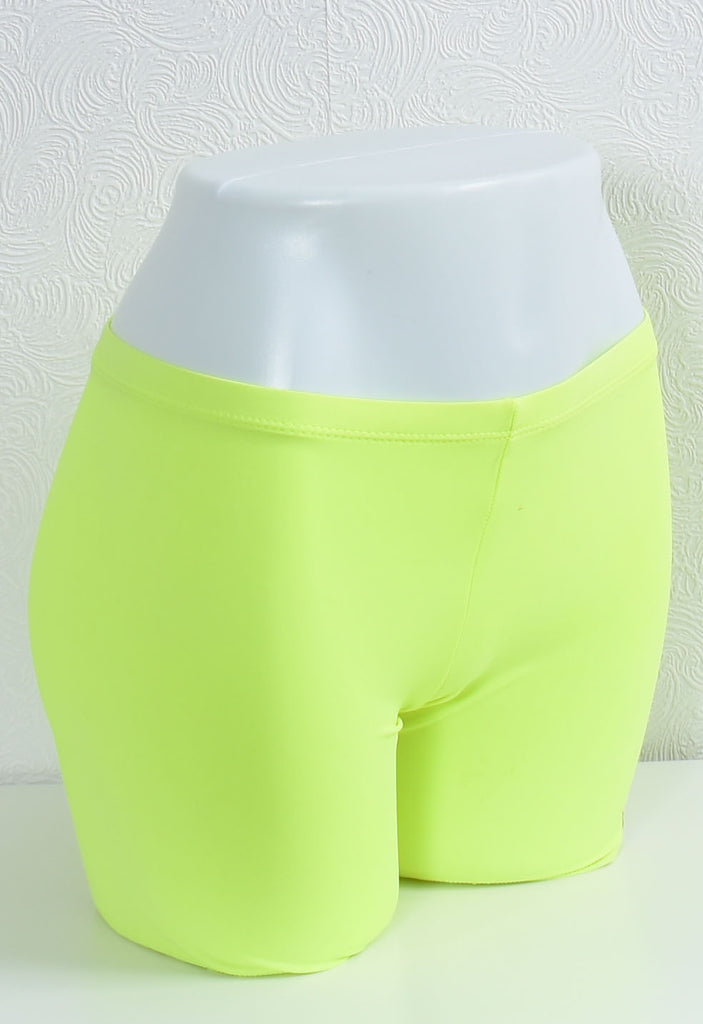 Compression Shorts- Neon Yellow