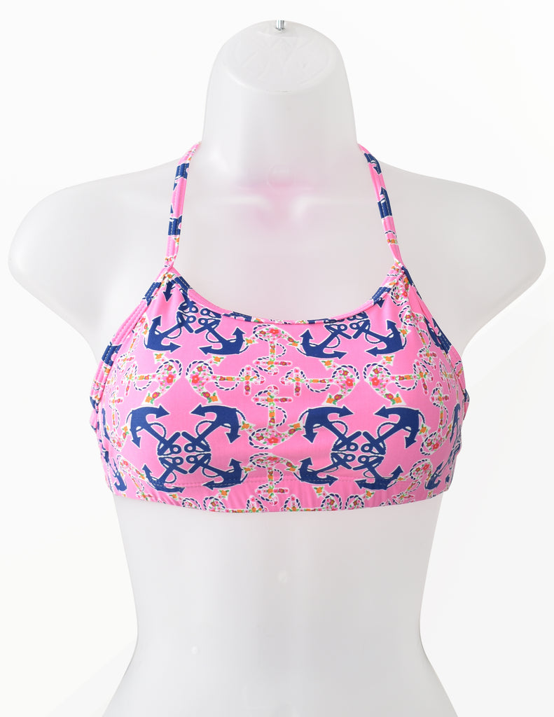 Cami Sports Bra - Pink Anchor