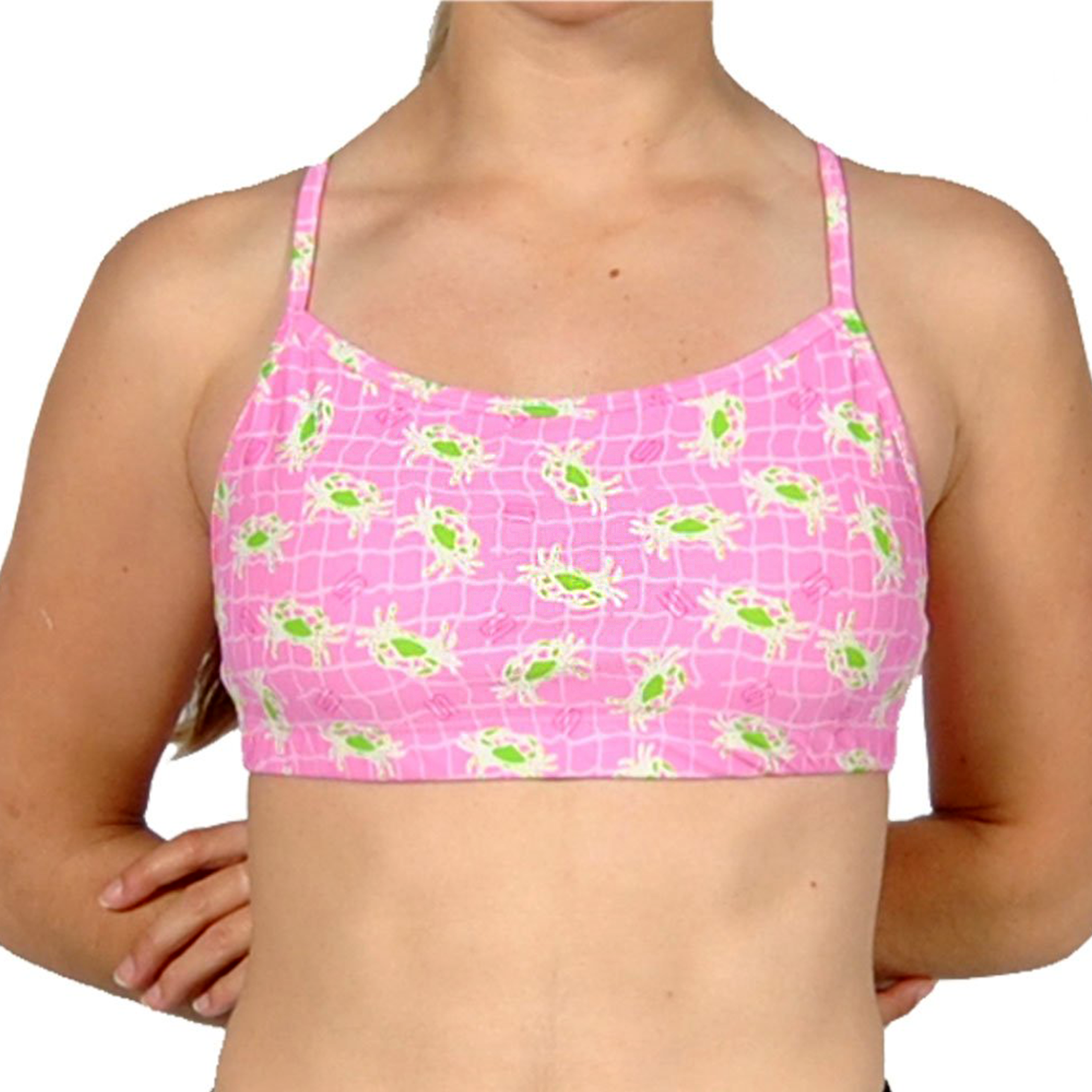 Dallas Cowboys Cami Sports Bra with Repeating Star